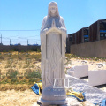 Hand Carved mary statues outdoor